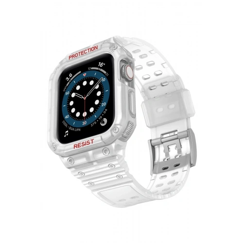 Durukar®   Watch 42mm KR401 Silikon Kordon - Şeffaf