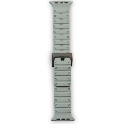 Durukar®   Watch 42mm Magnus Mıknatıslı Silikon Kordon - Gri
