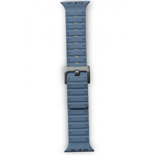 Durukar®   Watch 42mm Magnus Mıknatıslı Silikon Kordon - Mavi
