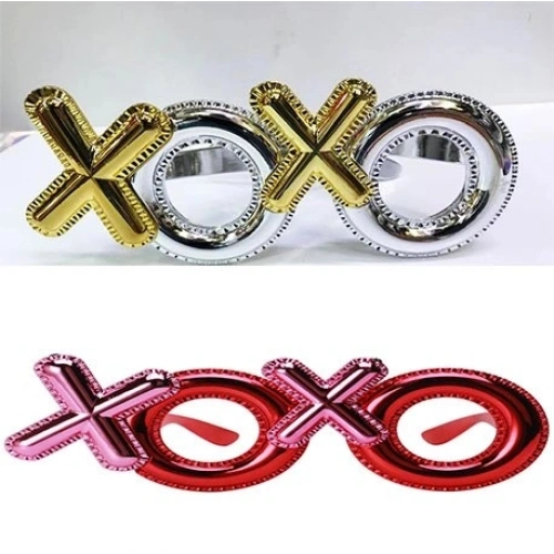 Durukar® Xoxo Parti Gözlüğü 2 Renk 2 Adet