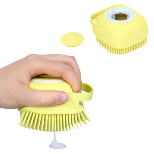 Durukar® Yumuşak Silikon Malzemeli Esnek Jel Hazneli Masaj Fonksiyonlu Etkili Banyo Duş Kese Lifi