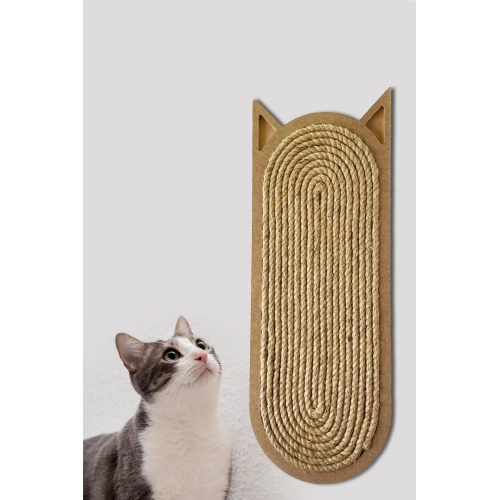 Duvara Monte Edilebilir Kedi Tırmalama Tahtası
