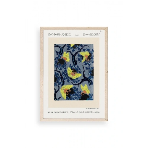 E. A. Seguy Ahşap Çerçeveli Tablo 50 x 70