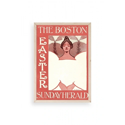 E. Reed Ahşap Çerçeveli Tablo 30 x 42