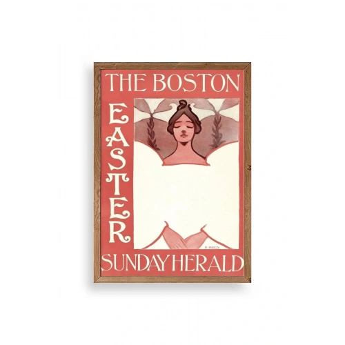 E. Reed Ahşap Çerçeveli Tablo 50 x 70