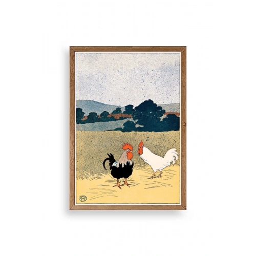 Edward Penfield Ahşap Çerçeveli Tablo 23 x 30