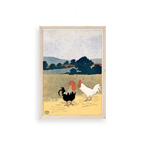 Edward Penfield Ahşap Çerçeveli Tablo 30 x 42