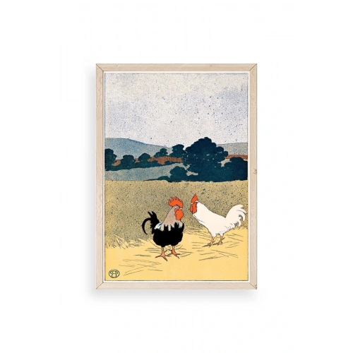 Edward Penfield Ahşap Çerçeveli Tablo 30 x 42