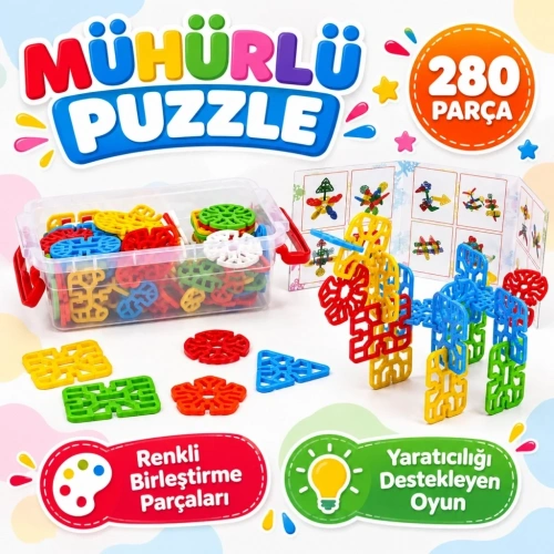 Eğlenceli 440 Parça Mühürlü Puzzle Küçük