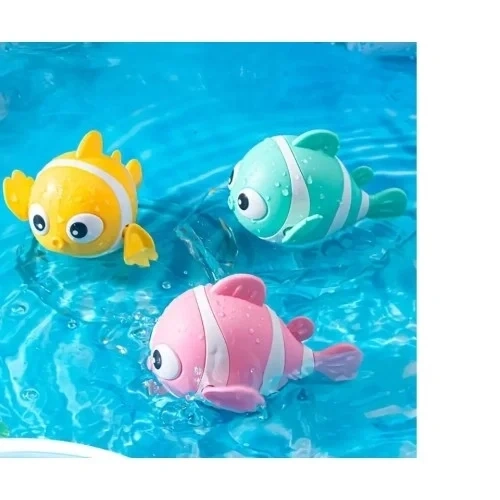 Eğlenceli Kurmalı Balık Bebek Banyo Oyuncağı 1 Adet