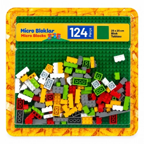 Eğlenceli Mikro Blok Seti 124 Parça