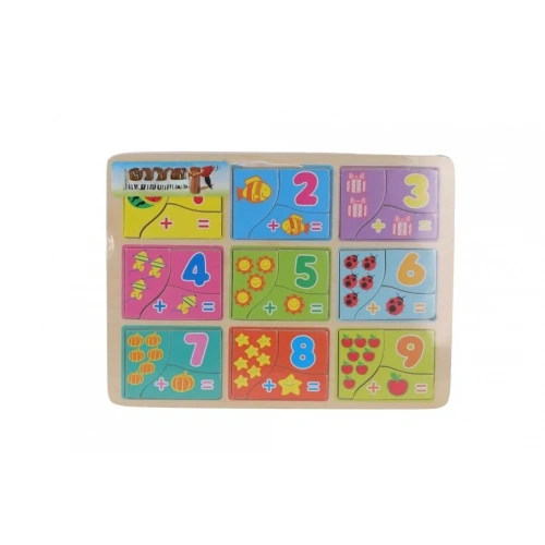 Eğlenceli Tahta Bulmaca 27 Parça Puzzle