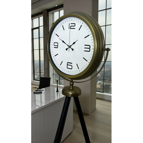 Elegant Vintage Tripod Ayaklı Saat