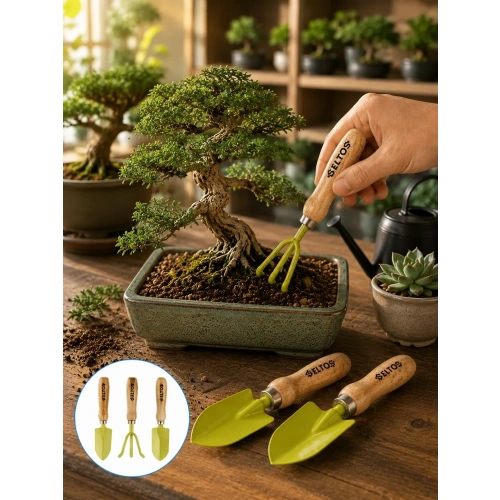 Ergonomik 3lü Bahçe Seti İle Bitki Bakımı