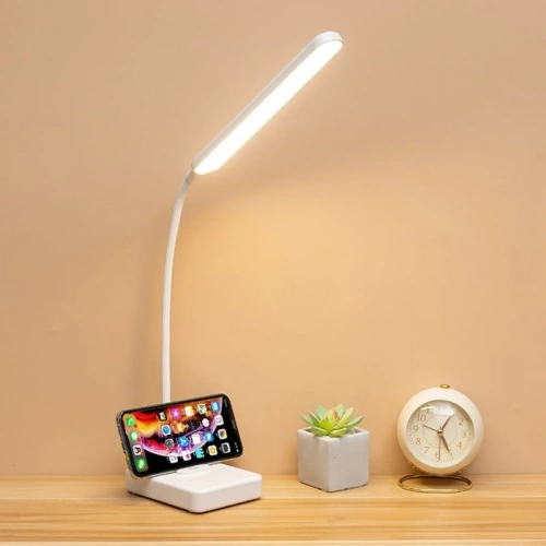 Ergonomik 360 Derece Döner Usb Şarjlı Dokunmatik Led Masa Lambası