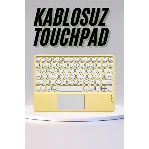 Ergonomik Bluetooth Klavye 10.8 İnç Tabletler İçin