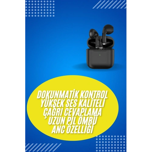 Ergonomik Bluetooth Kulaklık Mikrofonlu Dokunmatik Kontrol