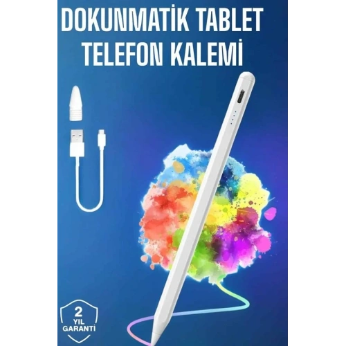 Ergonomik Dokunmatik Kalem İos Android Uyumlu 1 Adet