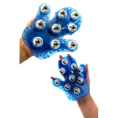 Ergonomik Masaj Eldiveni 9 Bilyeli Tam Vücut Kullanımı