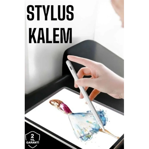 Ergonomik Tablet Kalemi Android Ve İos Uyumlu Şarjlı
