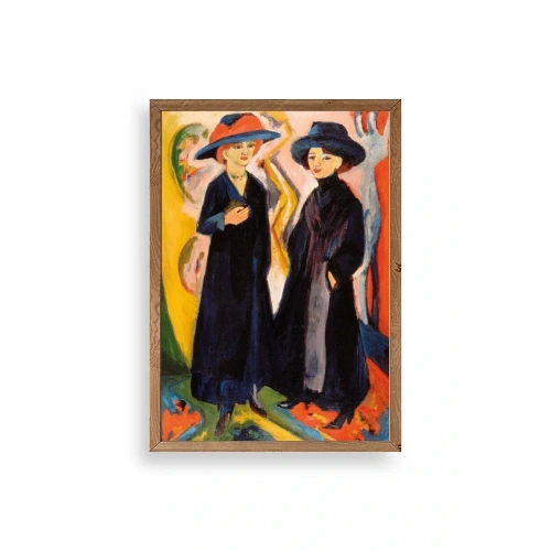 Ernst Ludwig Ahşap Çerçeveli Tablo 50 x 70