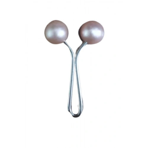 Eşarp Klipsi Top Model Düz Somon 1 Adet