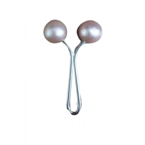 Eşarp Klipsi Top Model Düz Somon 1 Adet