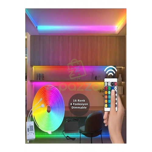 Esnek Şerit Neon Led 5M