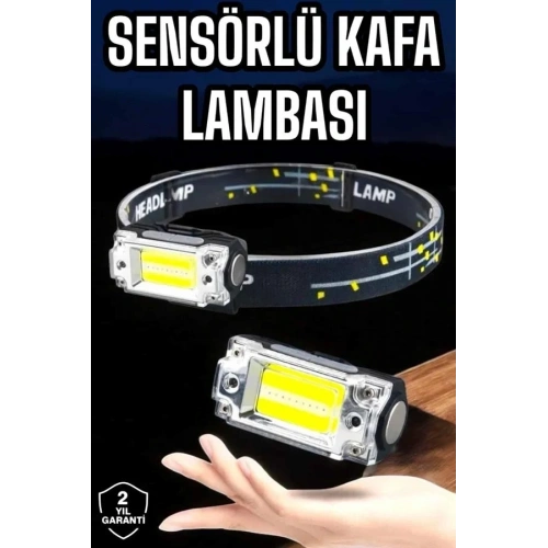 Esnek Usb Şarjlı Kafa Lambası 10 Cm Kamp