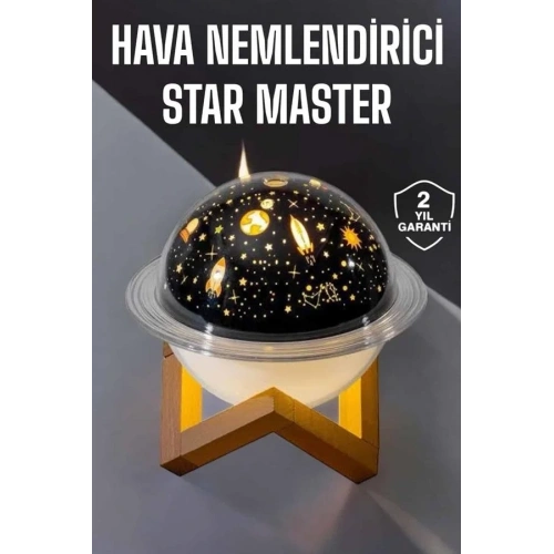 Estetik Projeksiyonlu Hava Nemlendirici Usb Aromaterapi