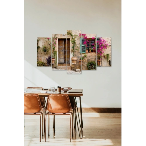 Ev Manzara 5 Parçalı Mdf Tablo 60 x 100