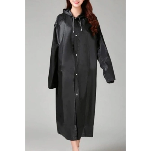 EVA SİYAH PARDESÜ YAĞMURLUK (5365)