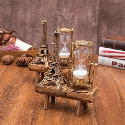 Eiffel Tower Hourglass