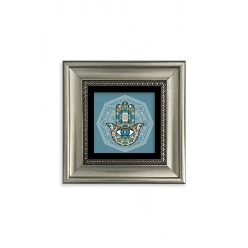 Fatma Ana Eli Çerçeveli Taş Tablo 20 cm