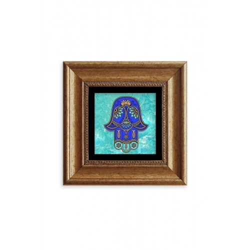 Fatma Ana Eli Çerçeveli Taş Tablo 20 cm