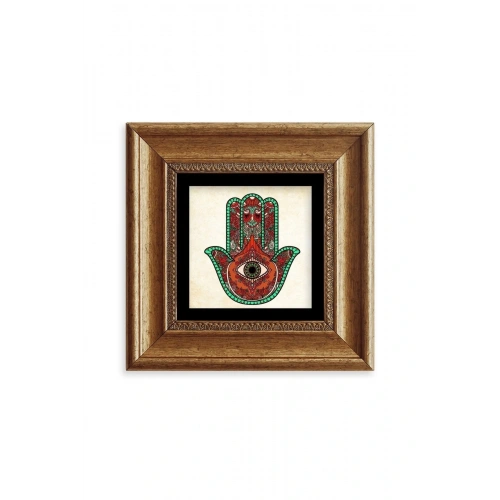 Fatma Ana Eli Çerçeveli Taş Tablo 20 cm