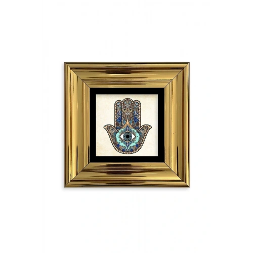 Fatma Ana Eli Çerçeveli Taş Tablo 20 cm