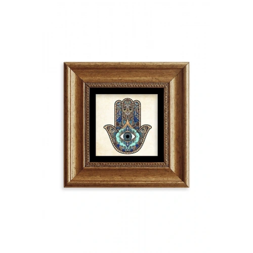 Fatma Ana Eli Çerçeveli Taş Tablo 20 cm