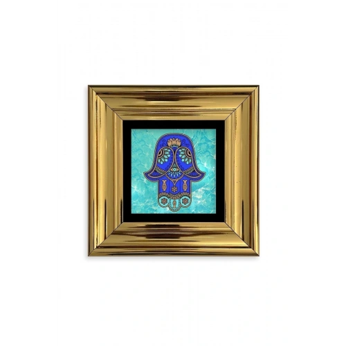 Fatma Ana Eli Çerçeveli Taş Tablo 20 cm