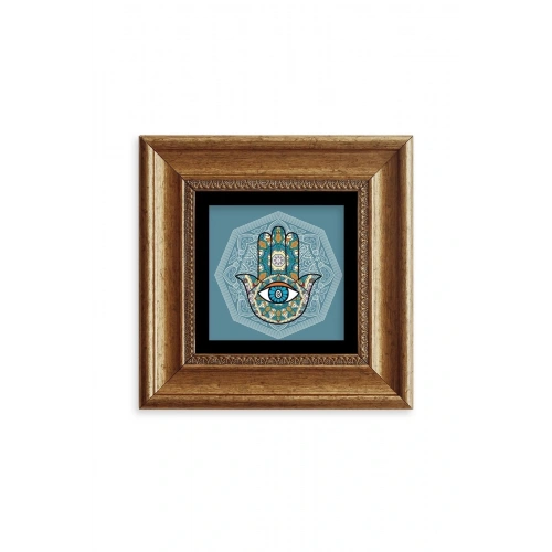 Fatma Ana Eli Çerçeveli Taş Tablo 20 cm