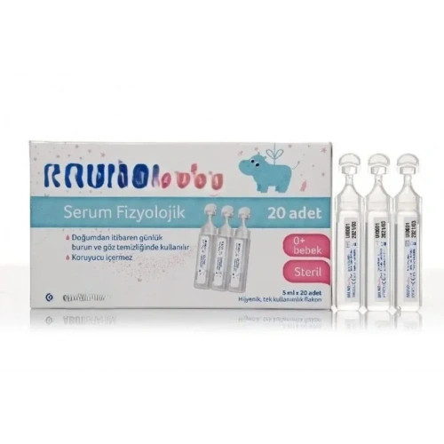 Fizyolojik Serum 5 Ml 20li Flakon Seti