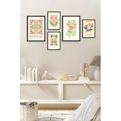 Flower Market 5li Tablo 30 x 40