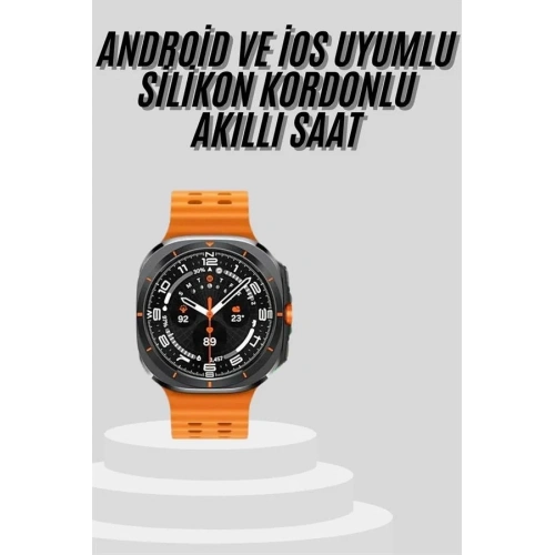 Fonksiyonel Akıllı Saat 47 Mm Titreşimli Adım Sayar
