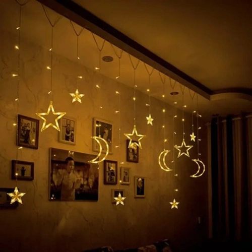 Fonksiyonel Perde Led Işık 3 Metre 12 Saçaklı