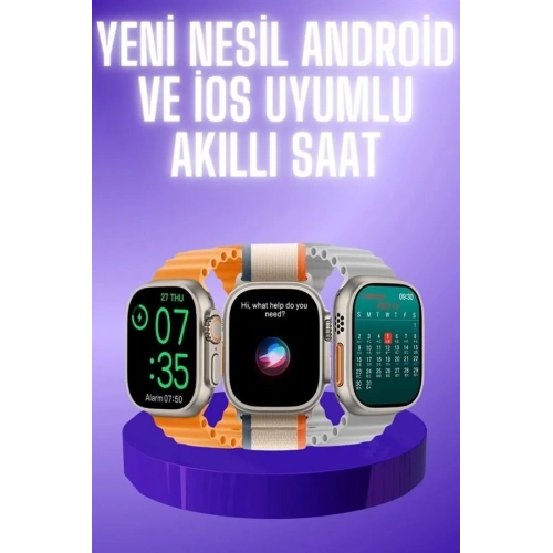 Fonksiyonel Unisex Akıllı Saat Bluetooth Bağlantılı