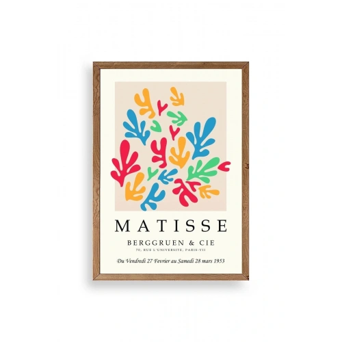 Fransız Ahşap Çerçeveli Tablo 30 x 42