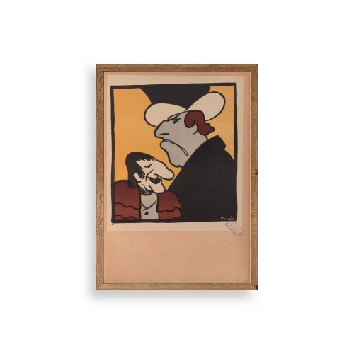 Frueh Ahşap Çerçeveli Tablo 17 x 23