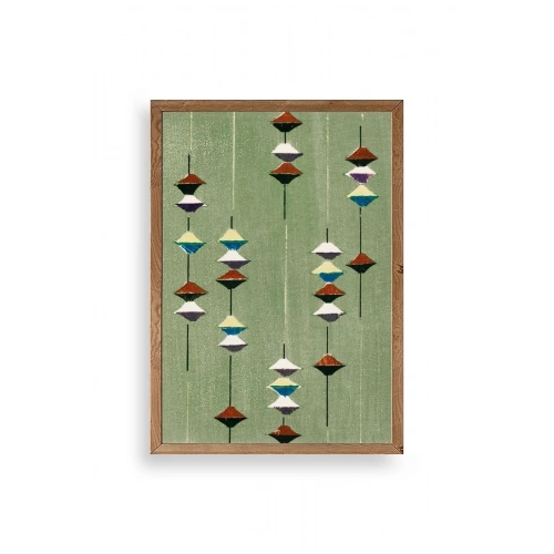 Furuya Korin Ahşap Çerçeveli Tablo 30 x 42