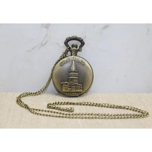 Galata Kulesi Tasarımlı Köstekli Saat