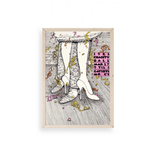 Gastbys Ahşap Çerçeveli Tablo 17 x 23